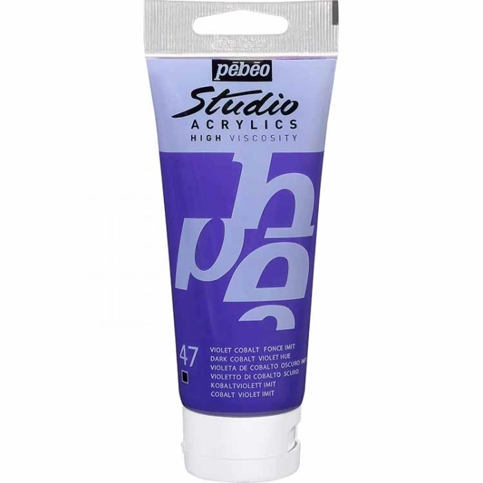 PEBEO STUDIO AKRİLİK BOYA 100 ML DARK COBALT VİOLAT