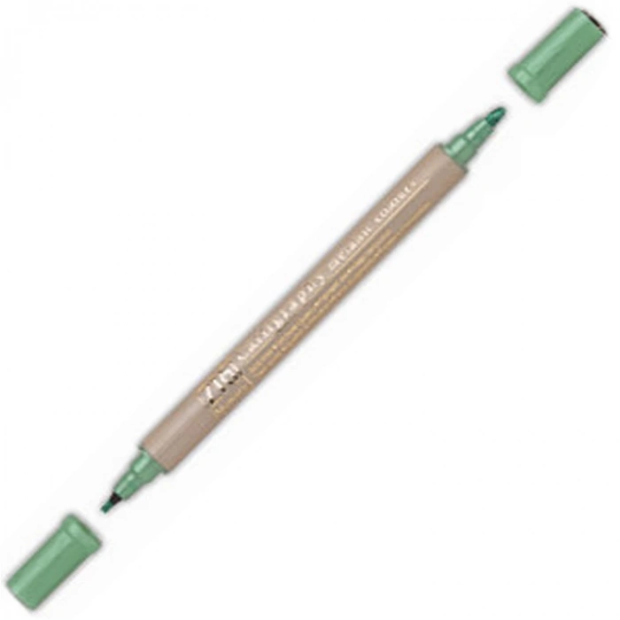 ZIG KALİGRAFİ KALEMİ METALİK YEŞİL