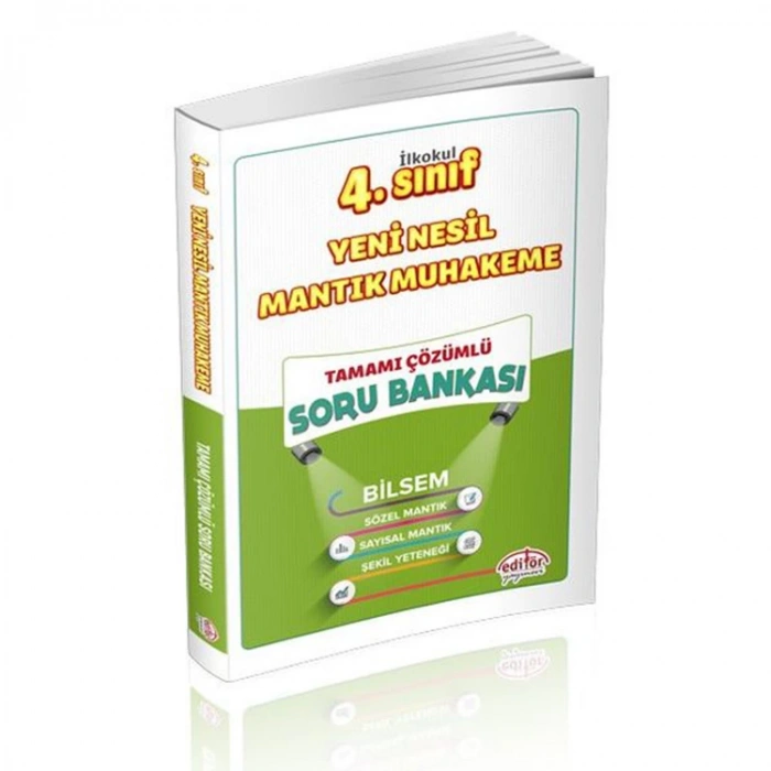 EDİTÖR 4. SINIF BİLSEM YENİ NESİL MANTIK MUHAKEME YETENEĞİ SORU BANKASI
