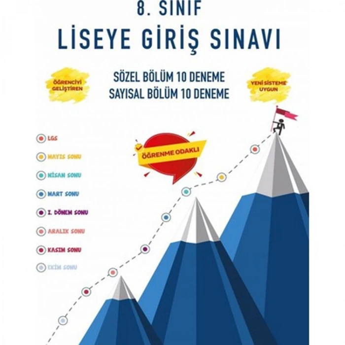 KORAY VAROL AKADEMİ 8. SINIF LGS 10LU DENEME SETİ KİTABI