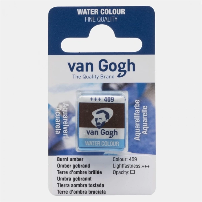 VAN GOGH 20864091 TABLET SULU BOYA YEDEĞİ -  BURNT UMBER 409