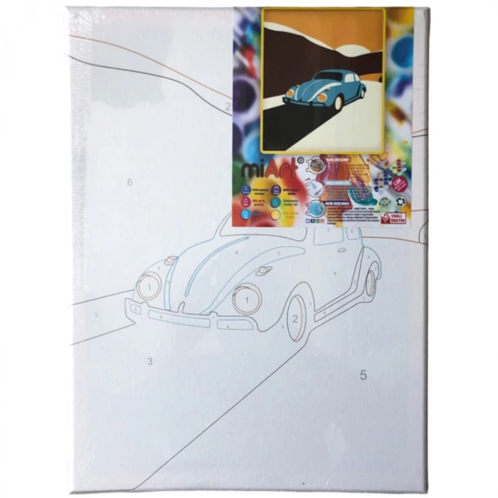 MİART MSB30401  30X40 SAYILARLA BOYAMA TUVAL - BEETLE