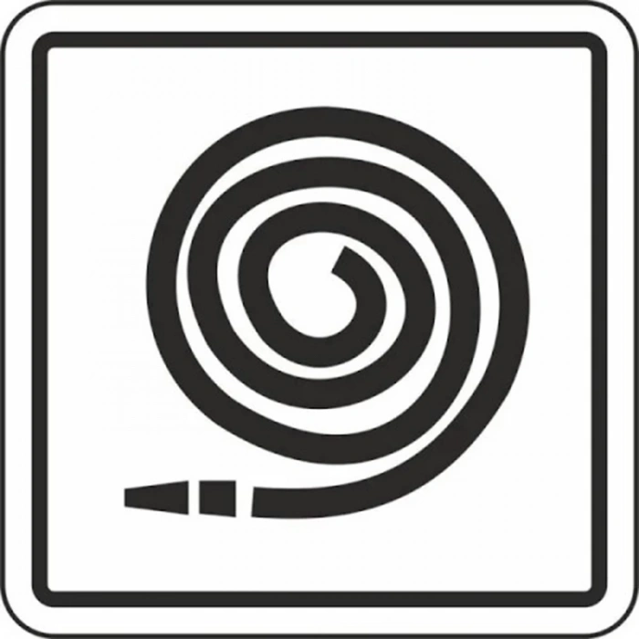 EKSTRAFİX 212 YÖNLENDİRME/UYARI LEVHASI 12x12cm YANGIN HORTUMU