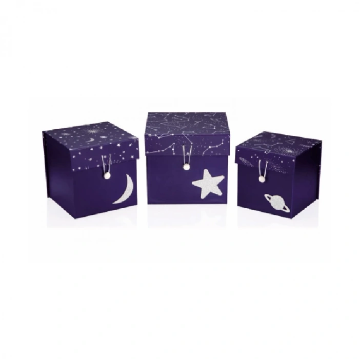GIPTA COSMIC DİK BOY HEDİYE KUTUSU BX7051 B 175x170x180 mm