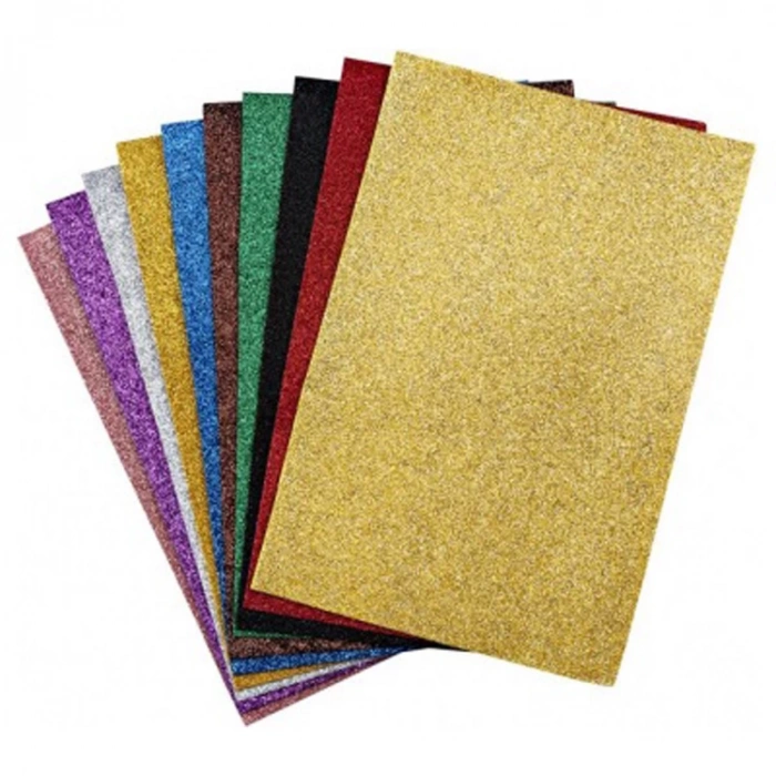 KRAF KIDS SİMLİ FON KARTONU A4 10LU KARIŞIK RENK