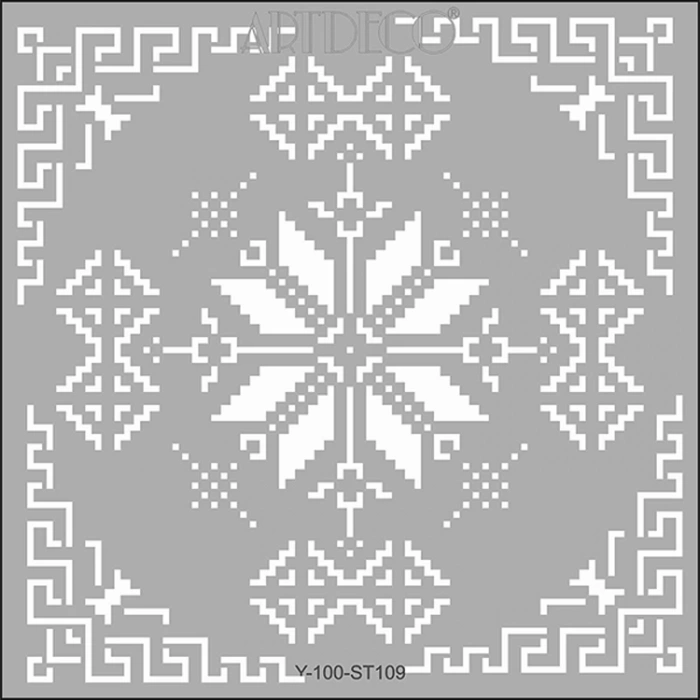 ARTDECO STENCİL 30X30CM ETAMİN-1 109