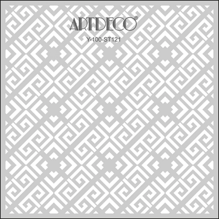 ARTDECO STENCİL 30X30CM KİLİMLİ DESEN 121