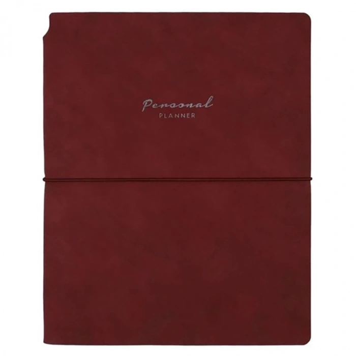 VICTORIAS JOURNALS 1827 KUKA SOFT KAPAK NOTEBOOK 19x25cm 80gr.96YP. ÇİZGİLİ DEFTER KIRMIZI
