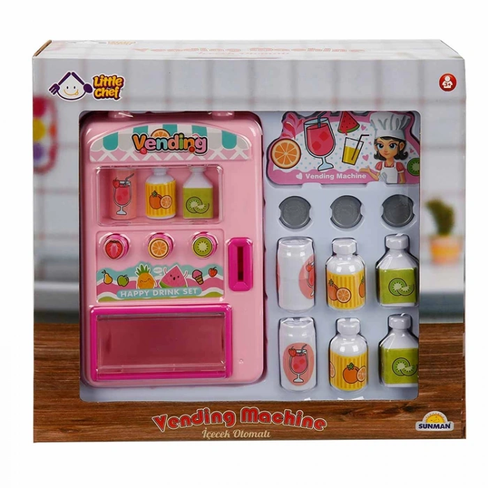 SUNMAN 2730 LITTLE CHEF YİYECEK İÇECEK OTOMATI OYUN SETİ 10 PARÇA