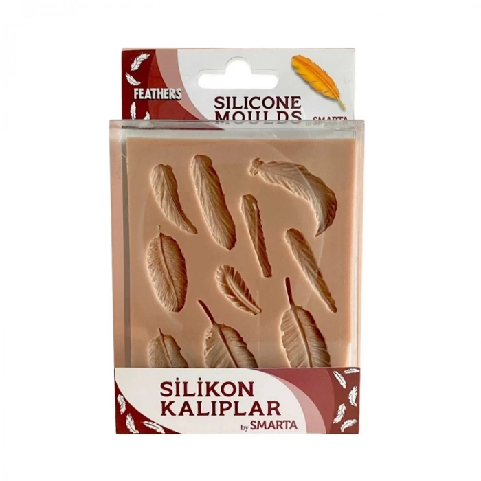 SMARTA SLİKON KALIPLAR - TÜYLER (FEATHERS)