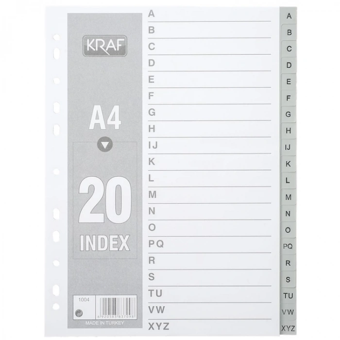 KRAF SEPARATÖR 1004 A-Z HARFLİ