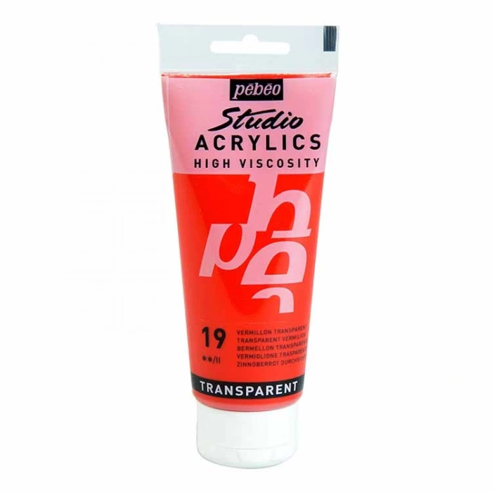 PEBEO STUDIO AKRİLİK BOYA 100 ML TRANS VERMİLİON