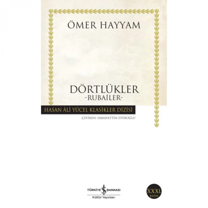 DÖRTLÜKLER HAYYAM - HASAN ALİ YÜCEL KLASİKLERİ
