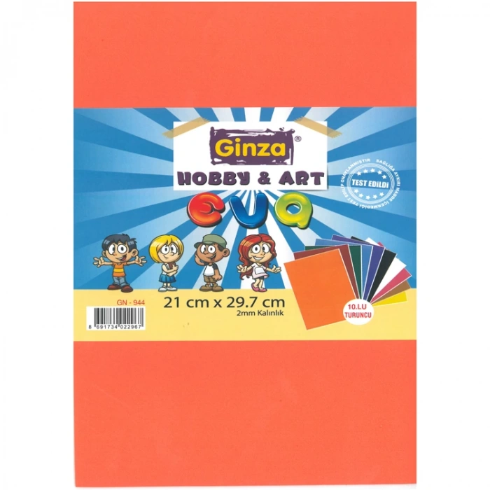 GİNZA KLASİK EVA A4 10LU TURUNCU