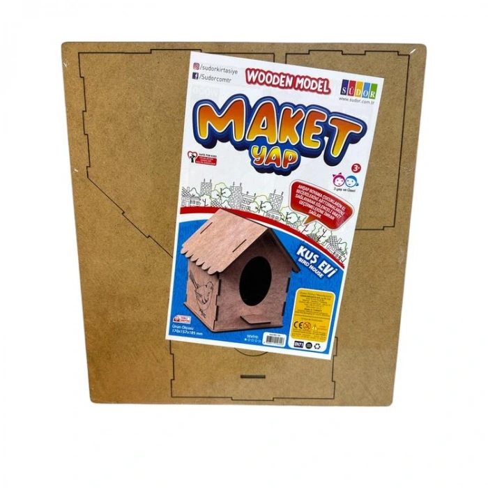 SÜDOR MD1-06 AHŞAP MAKET KUŞ EVİ