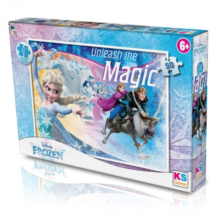KS GAMES FRZ 709-1 DISNEY FROZEN 48x34cm PUZZLE/YAPBOZ 50Lİ  5+