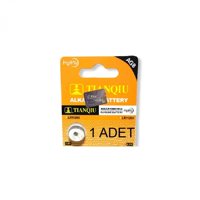 TIANQIU AG 8 /LR1120H/391A ALKALINE PİL