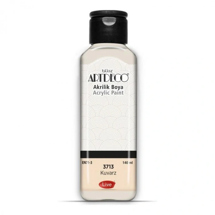 ARTDECO 070R-3713 AKRİLİK BOYA 140 ML. KUVARS