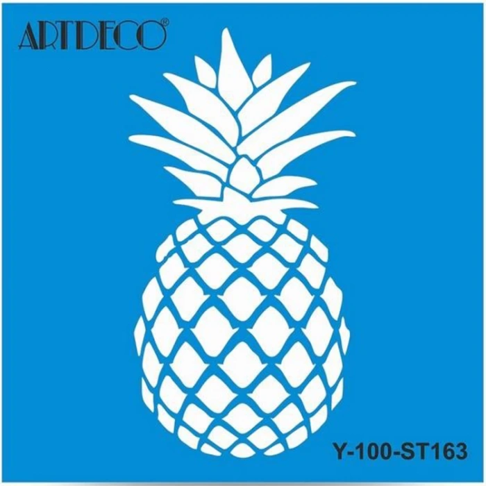 ARTDECO STENCİL 30X30CM ANANAS 163