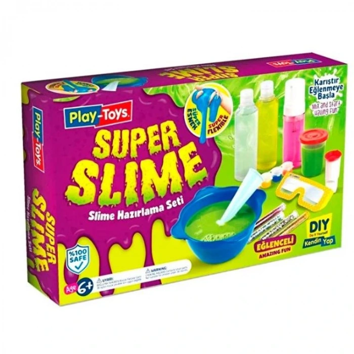PLAY TOYS 2755 KENDİN YAP SÜPER SLIME HAZIRLAMA SETİ 6+