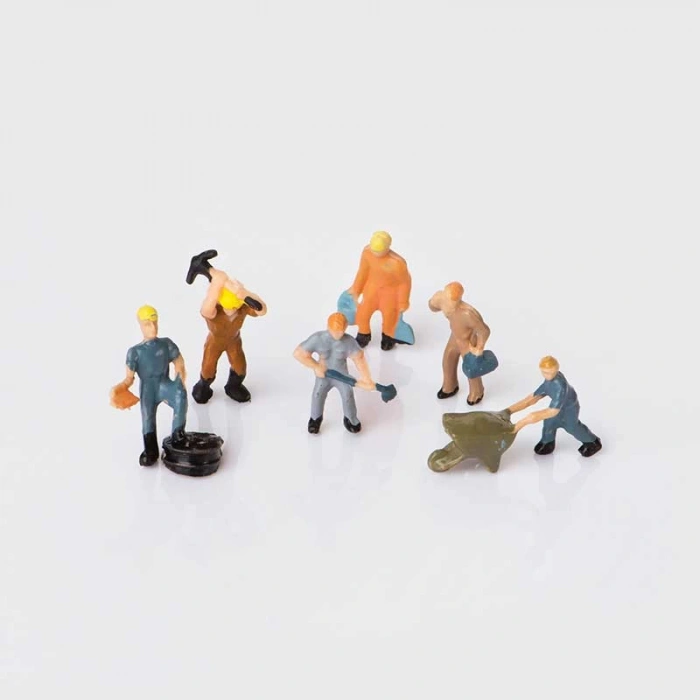 ESHEL MAKET İNŞAAT VE SANAYİ İŞÇİSİ FİGÜRÜ 1/75 3 LÜ