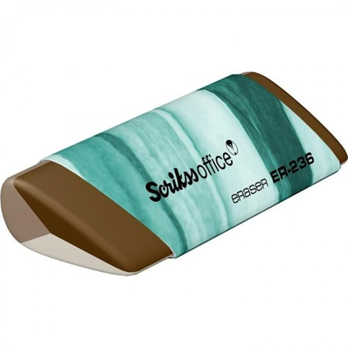 SCRIKSS ER-236 MİX ÜÇGEN SİLGİ -  TEKLİ