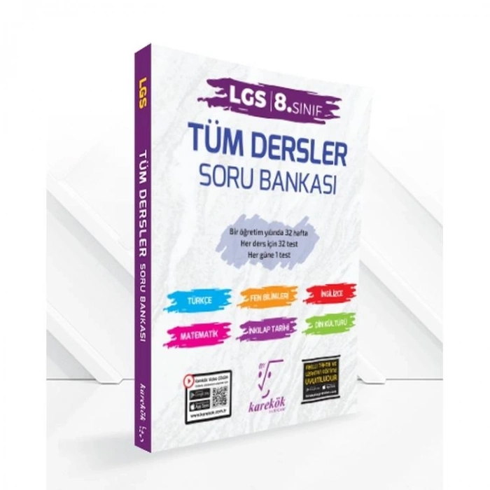KAREKÖK 8. SINIF TÜM DERSLER SORU BANKASI