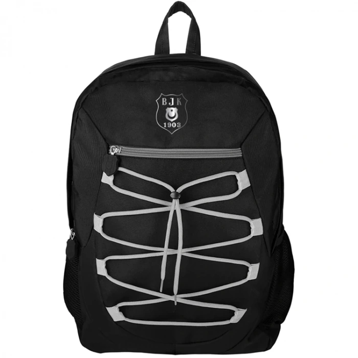 ME BEŞİKTAŞ 24309 KORDON DETAYLI KUMAŞ SIRT ÇANTASI SİYAH