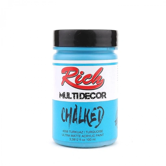 RİCH MDC-100-4558 MULTİ DECOR CHALKED 100 CC TURKUAZ