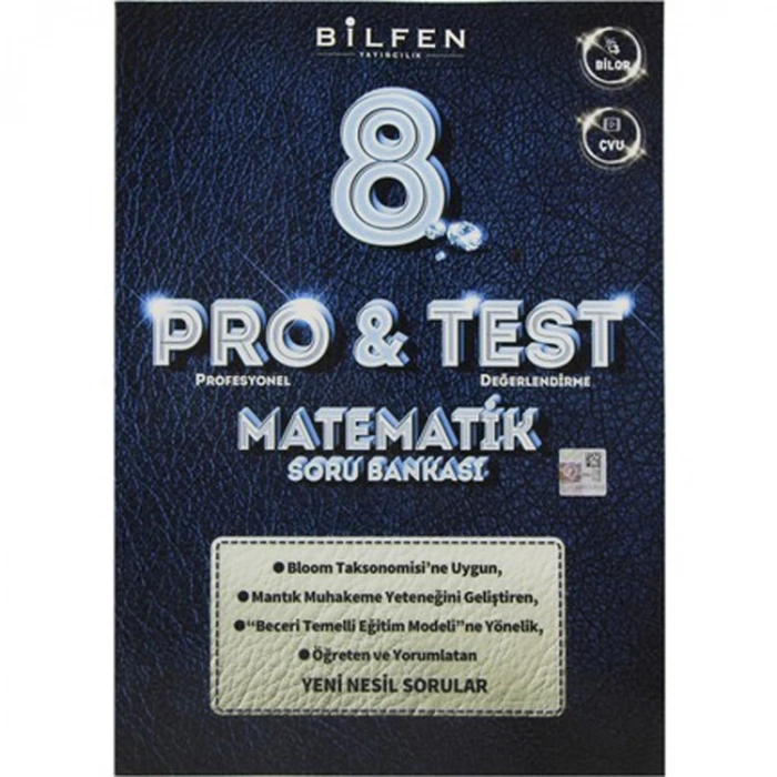BİLFEN BİLTEST 8. SINIF MATEMATİK PRO&TEST SORU BANKASI