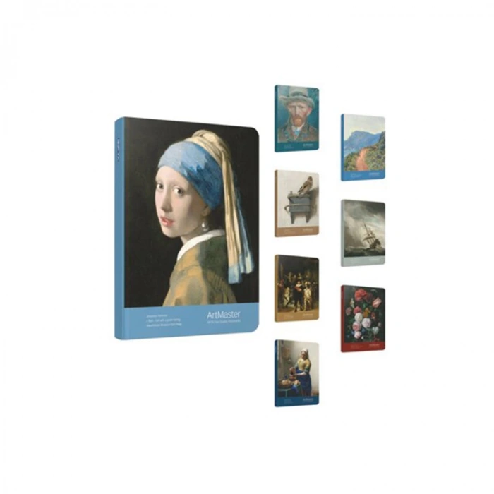 GIPTA ART MASTER 19X26 TEL DİKİŞLİ KARTON KAPAK 60 YP KARELİ DEFTER