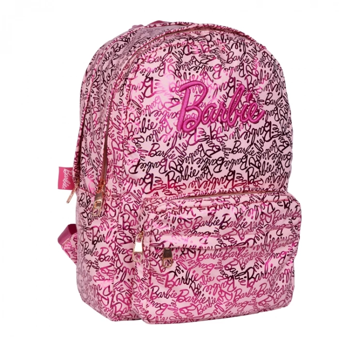TMN 592871 BARBIE OKUL SIRT ÇANTASI 2695 PARLAK PEMBE YAZILI