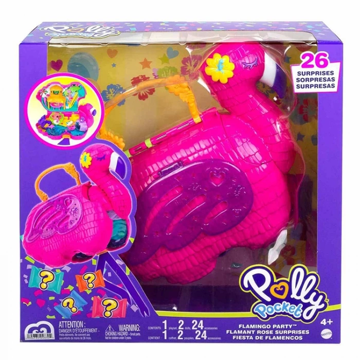 MATTEL HCG41 POLLY POCKET FLAMINGO PARTİSİ OYUN SETİ
