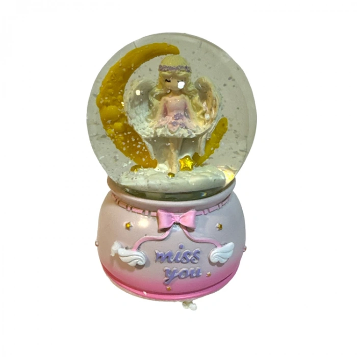 YLZ 2127X BÜYÜK BOY SESLİ IŞIKLI MİSS YOU KAR ATAN KAR KÜRESİ