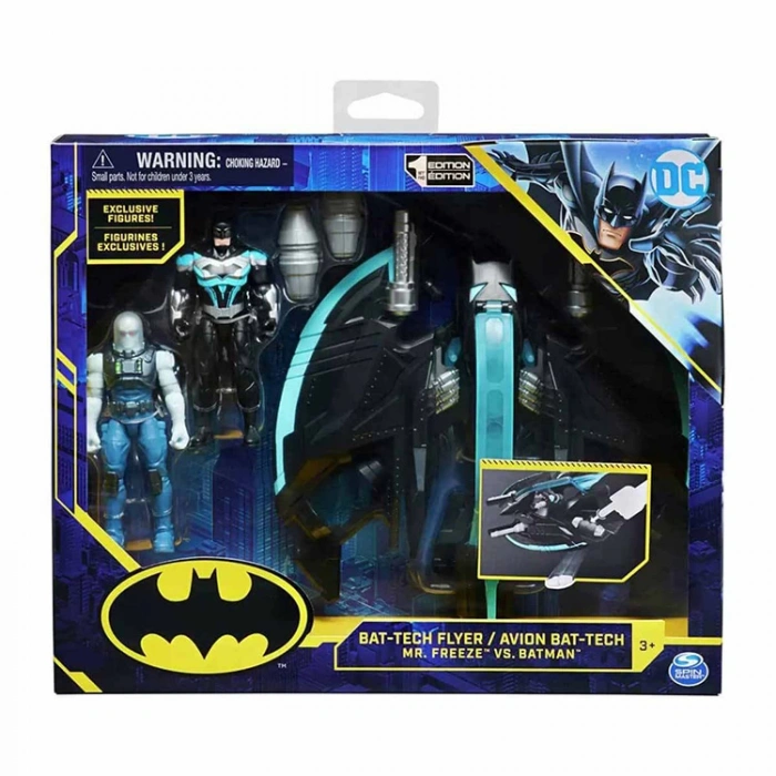 SPIN MASTER DC 6063041 BATMAN BAT-TECH ARAÇ VE MR. FREEZE VS. BATMAN AKSİYON FİGÜRÜ