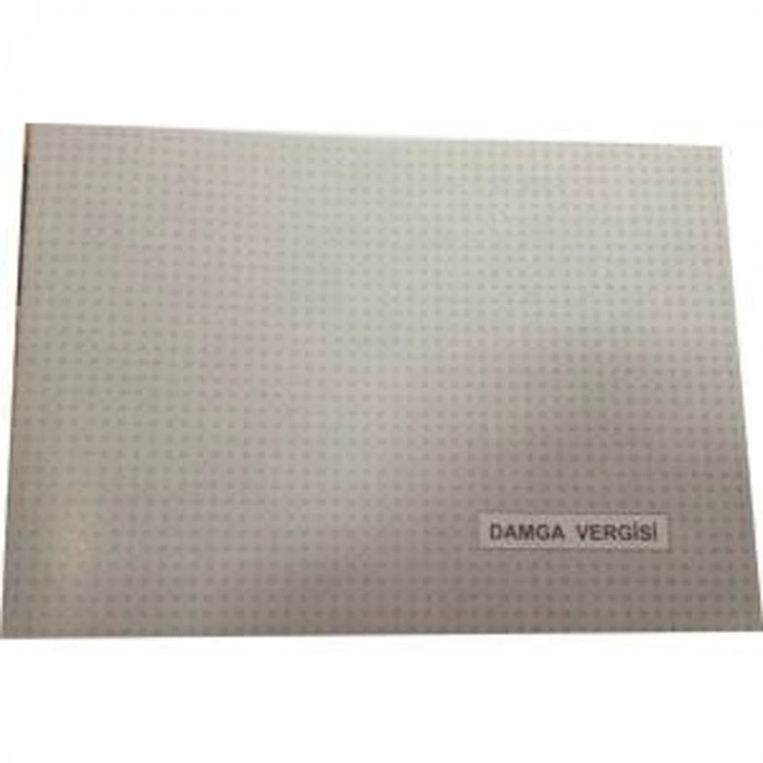 DİLMAN DAMGA VERGİSİ DEFTERİ KARTON KAPAK NUMARALI 40YP.