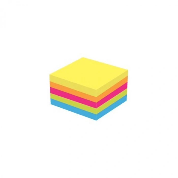 KRAF 5050MX YAPIŞKANLI NOT KAĞIDI KÜP 250yp.50x50mm. MIXED (5 RENK)