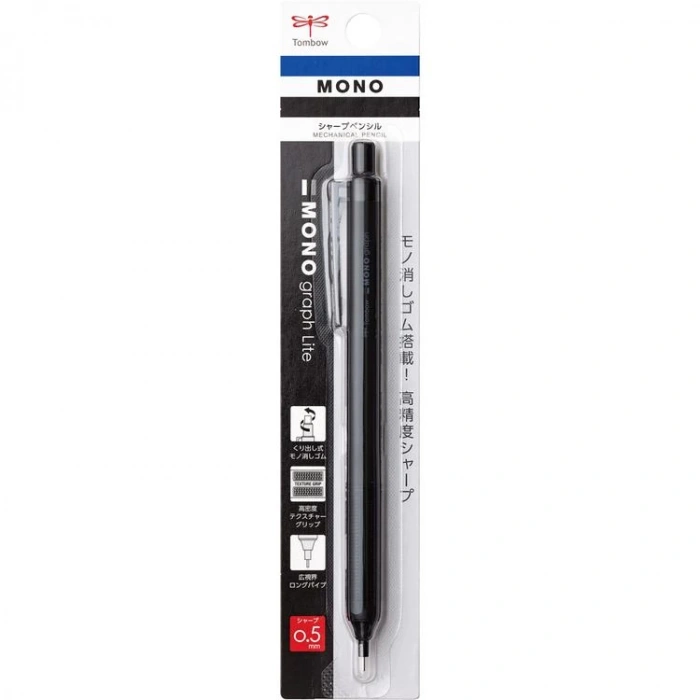 TOMBOW DPA-122B MONOGRAPH LITE 0.5 MM VERSATİL KALEM SİYAH