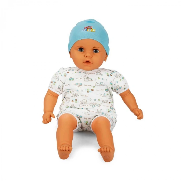 SUNMAN 60012 SAÇSIZ DOLGULU DENIS BEBEK 60 CM