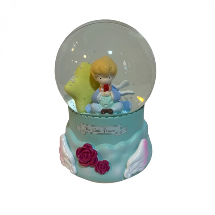 YLZ 2315C BÜYÜK BOY SESLİ IŞIKLI THE LITTLE PRINCE ( KÜÇÜK PRENS ) KAR ATAN KAR KÜRESİ