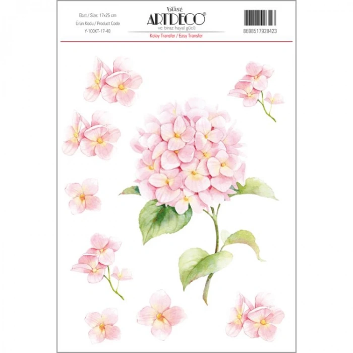 ARTDECO KOLAY TRANSFER 17X25CM DESEN NO:40