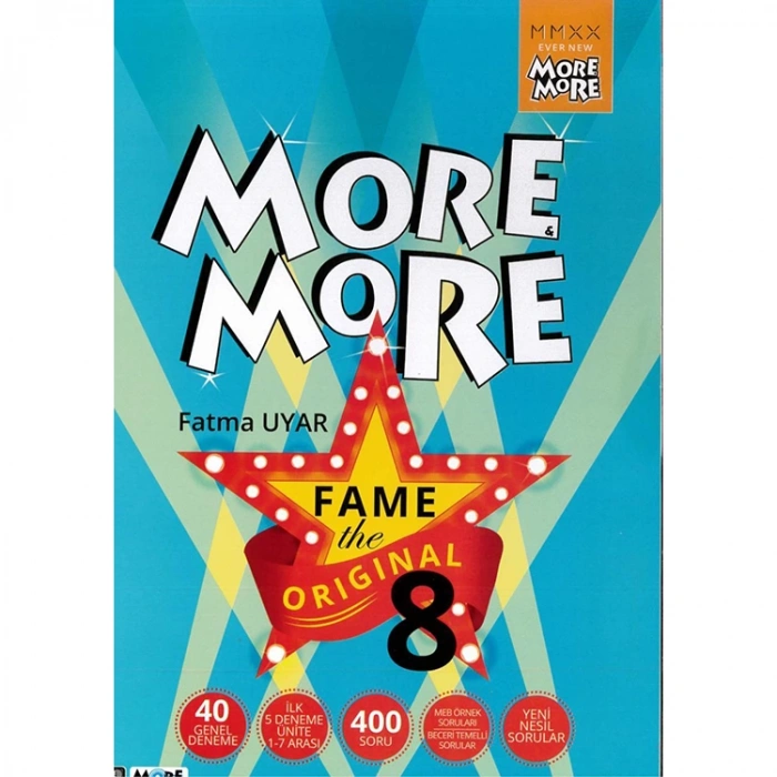 KURMAY 8. SINIF MORE & MORE ENGLİSH FAME THE ORIGINAL 40 DENEME