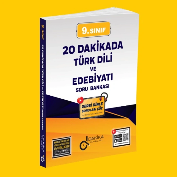 DAKİKA 9. SINIF 20 DAKİKADA TÜRK DİLİ VE EDEBİYATI SORU BANKASI