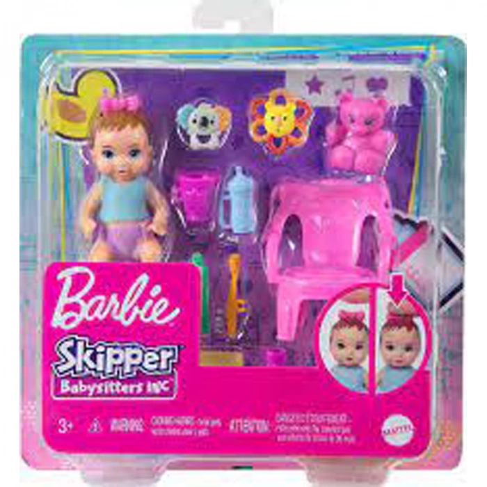 BARBİE SKIPPER GHV83-HJY29 BEBEK BAKICISI ÖZELLİKLİ MİNİK BEBEKLER