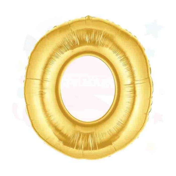 NEDİ  FOLYO  BALON 40 inç  HARF ALTIN 0  GRABO NEDİ-66342
