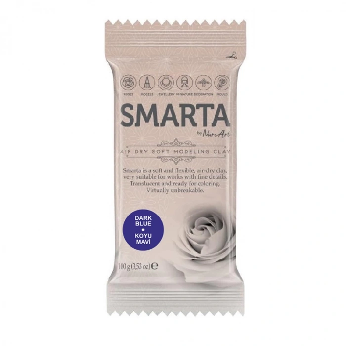 SMARTA MODELLEME KİL HAMURU 100 GR NO:20 KOYU MAVİ (DARK BLUE)