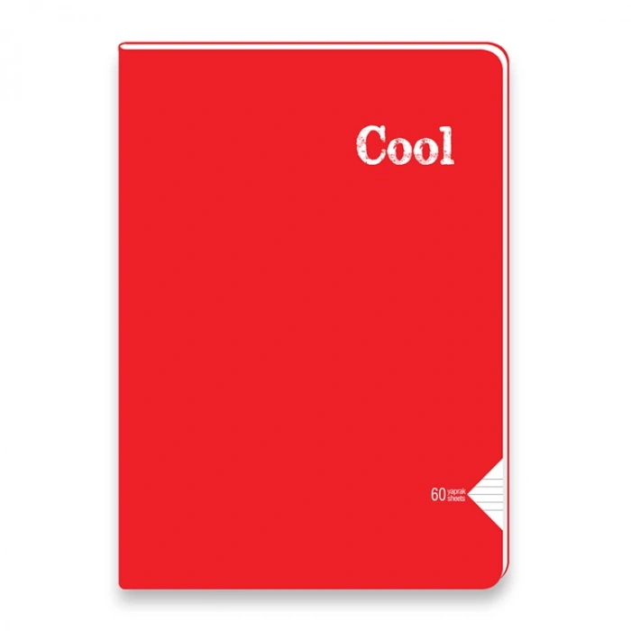 KESKİN COOL DİKİŞLİ PP KAPAK DEFTER A4 60 YP. ÇİZGİLİ