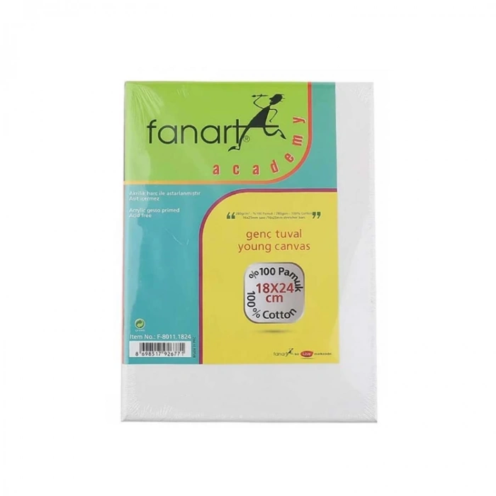 FANART ACADEMY GENÇ TUVAL %100 PAMUK 280gr. 18X24 CM  F-8011.1824