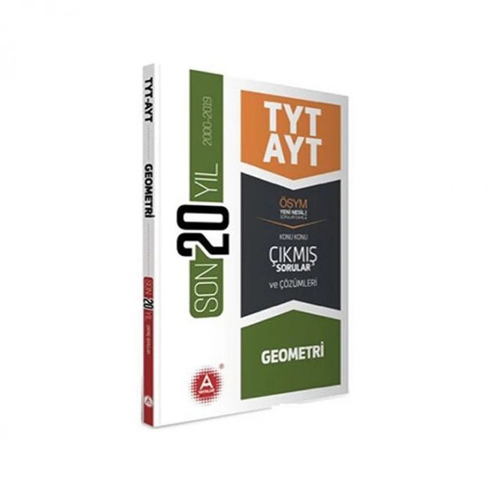 A YAYINLARI TYT AYT GEOMETRİ SON 20 YIL KONU KONU ÇIKMIŞ SORULAR VE ÇÖZÜMLERİ