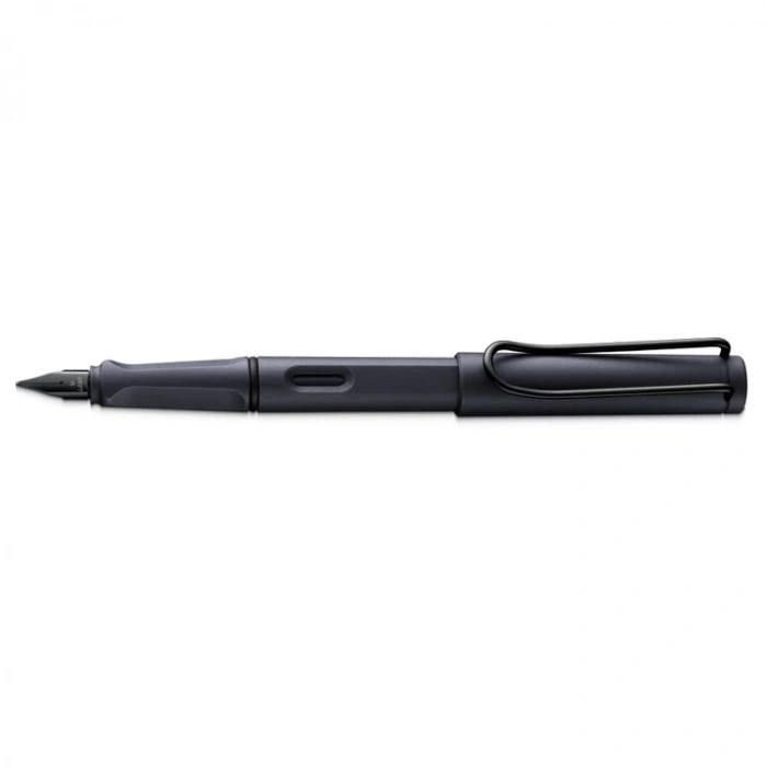 LAMY SAFARİ METAL KLİPS M UÇ DOLMA KALEM STEEL BLACK